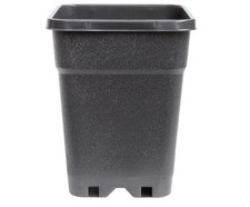 PotKing Black Square flowerpot