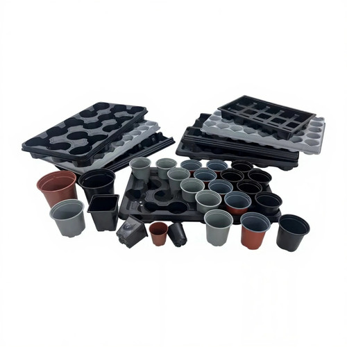 Plant pots with carry - pots, trays