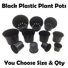 Commercial Black Plant Pot