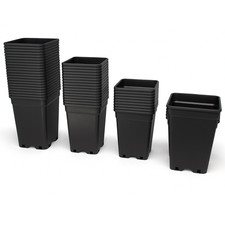 Black Square Plastic Gardening