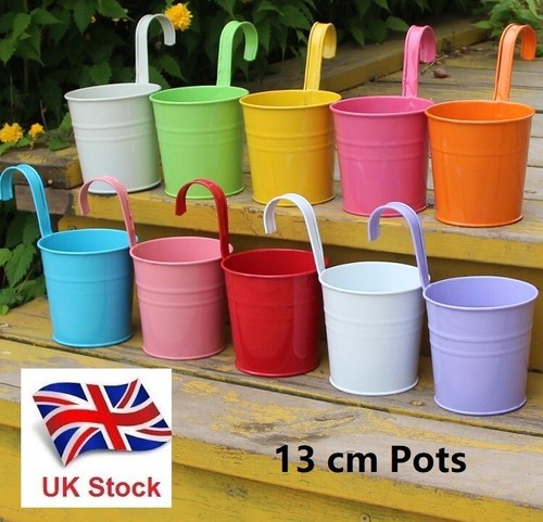 Iron hanging mini flower pots - hanging,