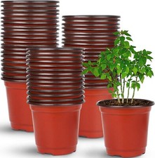 200Pack Plant Pots Plastic