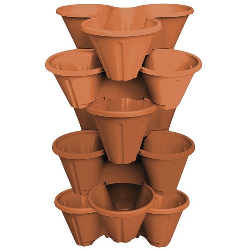 Strawberry planter trio - x,