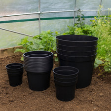 Plant Pots Round Plastic –
