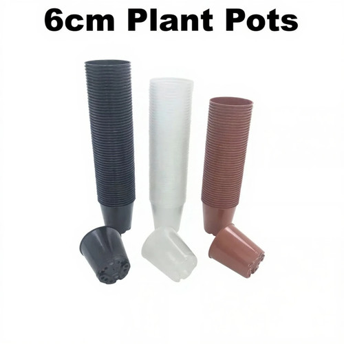 6cm plant pots small strong - small,