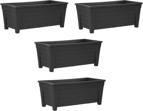 Large black plastic - 4,
